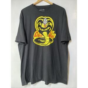 Cobra Kai Graphic Print Black Short Sleeve T-shirt Men’s XXL 50-52